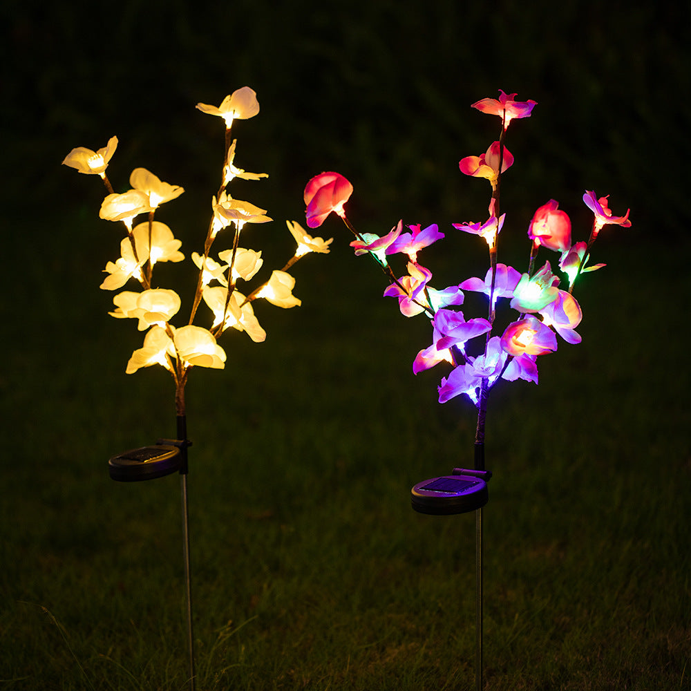 Luces decorativas para jardín y patio con enchufe de tierra