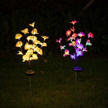 Luces decorativas para jardín y patio con enchufe de tierra
