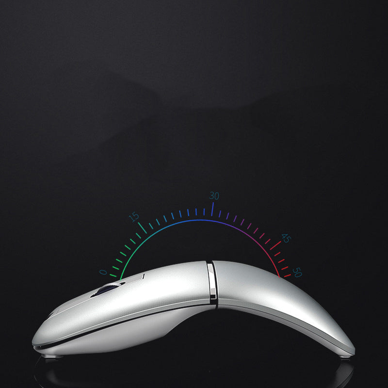 Ratón inalámbrico Bluetooth de modo dual, recargable, ultrafino