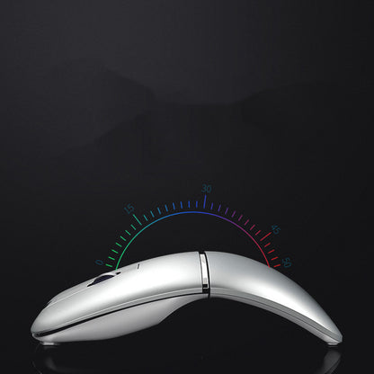 Ratón inalámbrico Bluetooth de modo dual, recargable, ultrafino