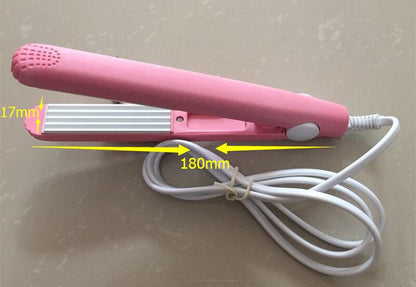 Mini plancha de pelo de cerámica, rectificadora electrónica