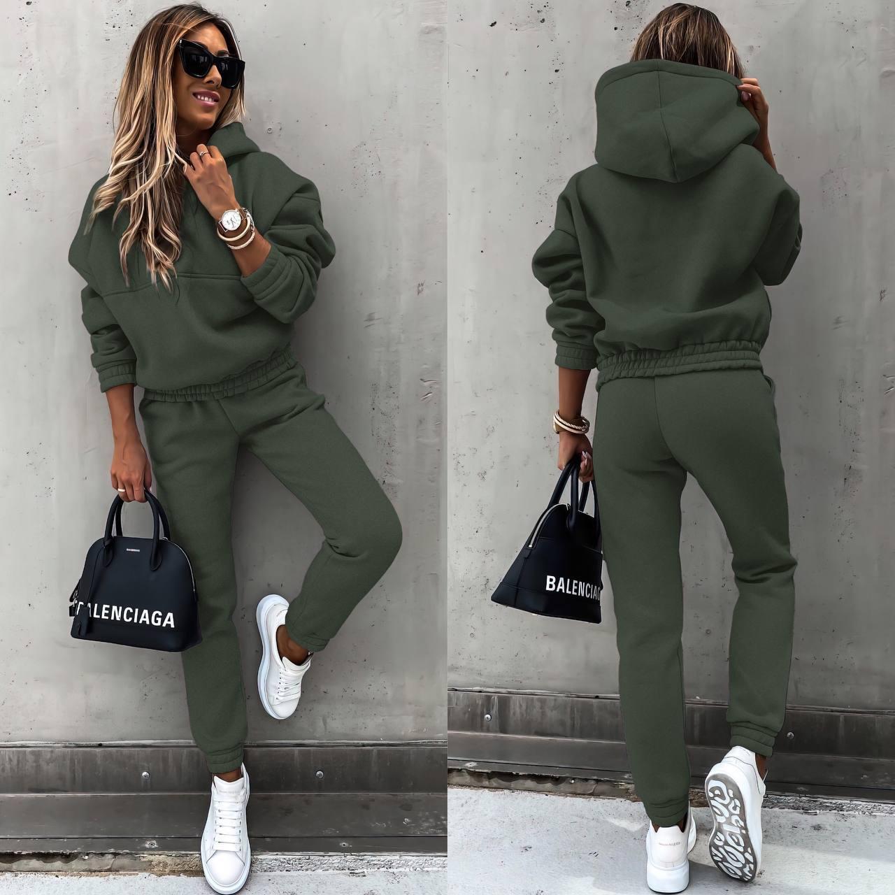 Conjunto de sudadera deportiva y de ocio de manga larga de moda