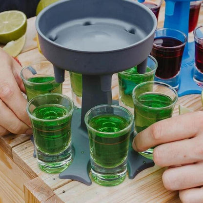Soporte para dispensador de 6 vasos de chupito, dispensador