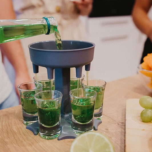 Soporte para dispensador de 6 vasos de chupito, dispensador