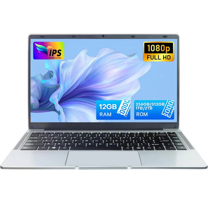 Computadora portátil Erilles con Windows 11 Pro, Intel Atom A3950 2025