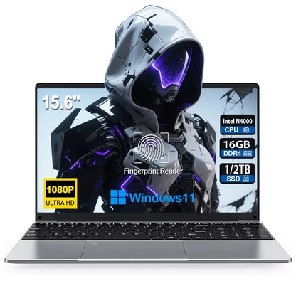 Portátiles ultradelgados para gamers de 15,6 pulgadas, Intel Celeron