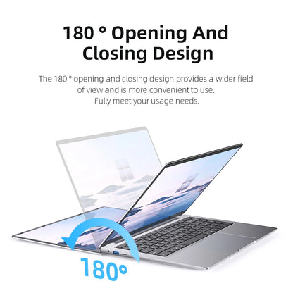 Computadora portátil Erilles con Windows 11 Pro, Intel Atom A3950 2025