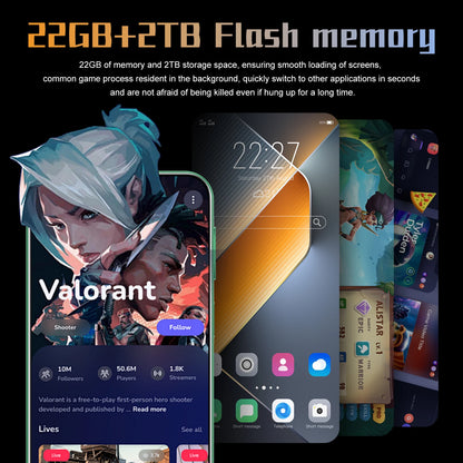 Teléfono inteligente Pova 6 Pro original con pantalla HD de 7.3", 22 GB + 2 TB