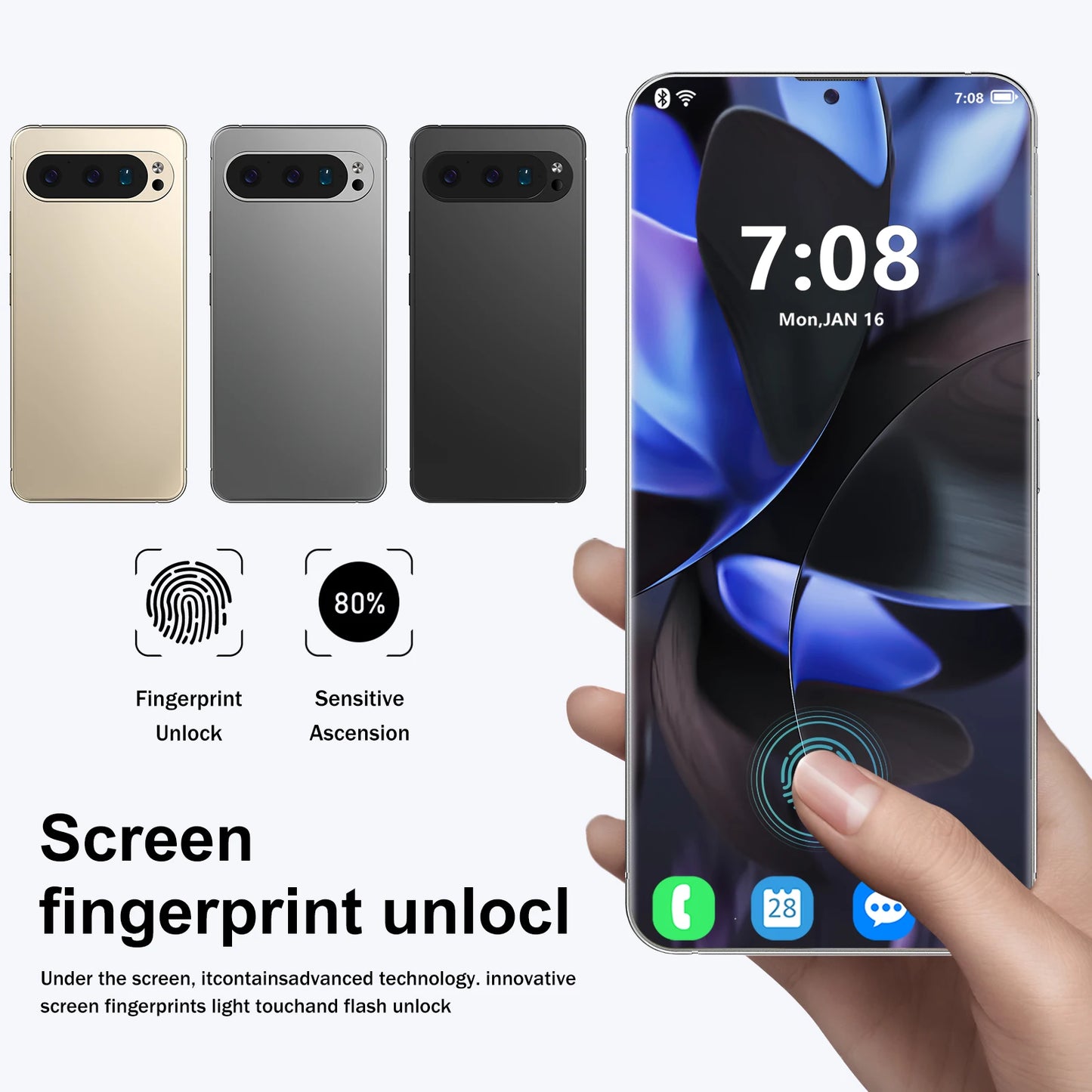 Nuevo Smartphone 9 Pro XL: 7.3 FHD + 108MP 16GB + 1TB Snapdragon 8