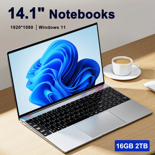 Portátil ultradelgado de 14,1", 16 GB de RAM, 2 TB de SSD, Intel N3700