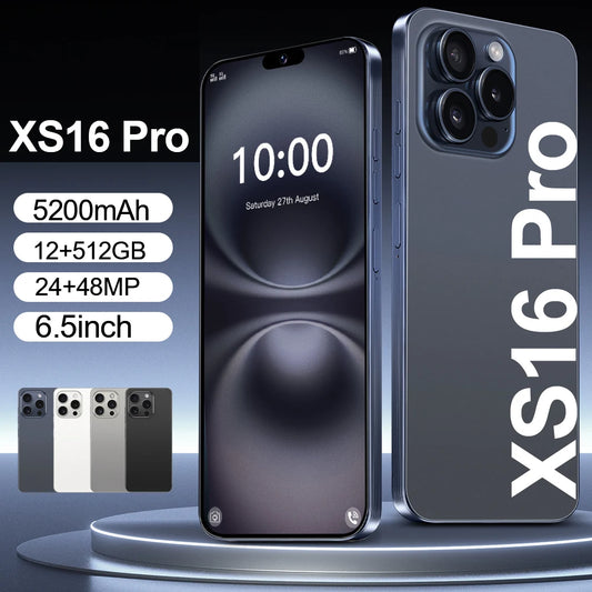 Teléfono inteligente XS16 Pro de 6,5 pulgadas, edición global HD, original