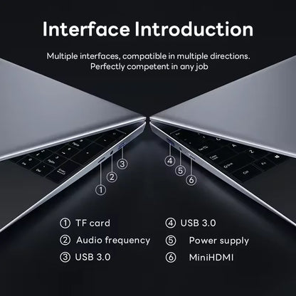 Portátiles ultradelgados para gamers de 15,6 pulgadas, Intel Celeron