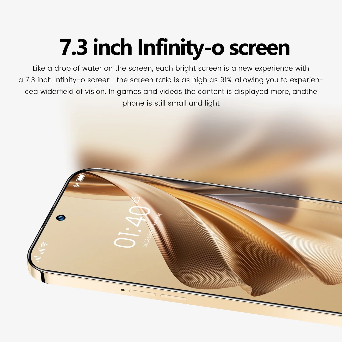 Smartphone Reno10 Pro+ 5G: Pantalla HD+ de 7,3", 16 GB + 1 TB