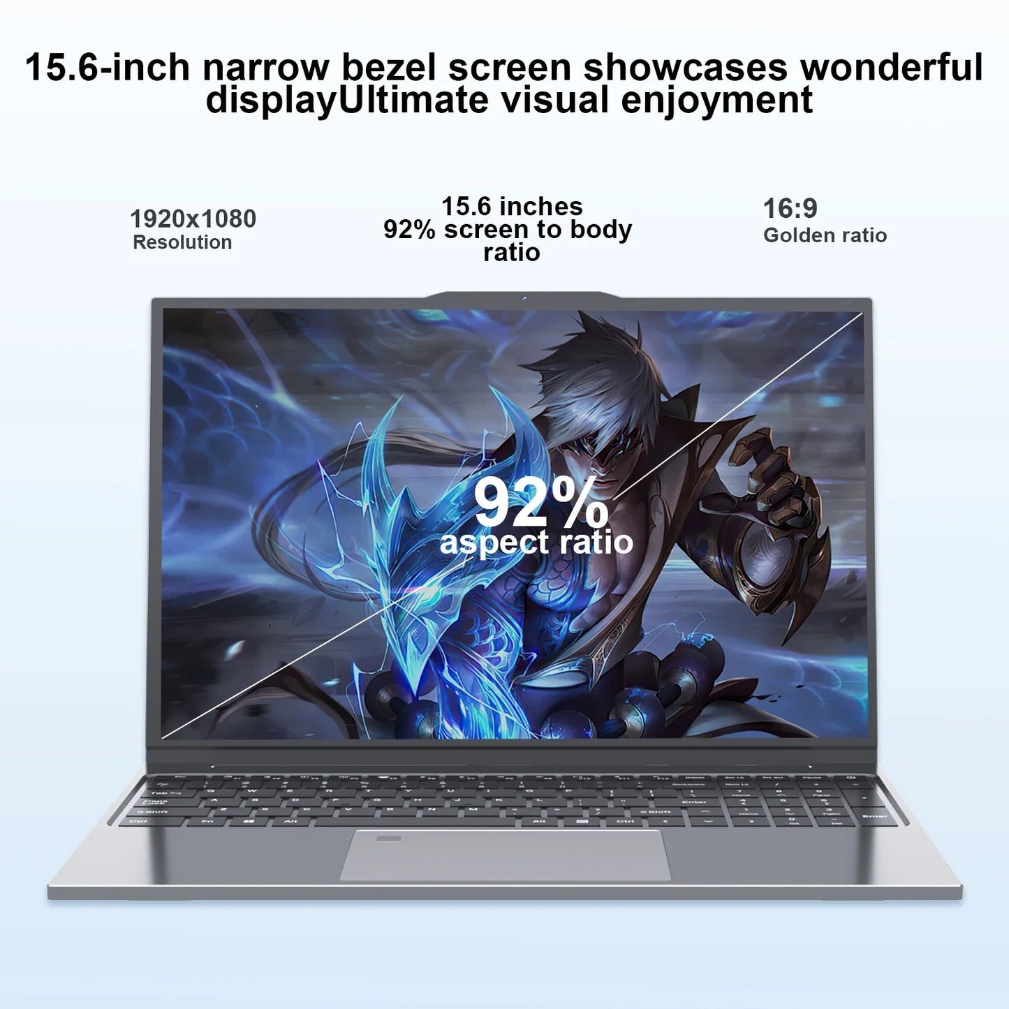 Portátil para juegos con Windows 11 i7 de 15,6", Intel Core i7 6500U
