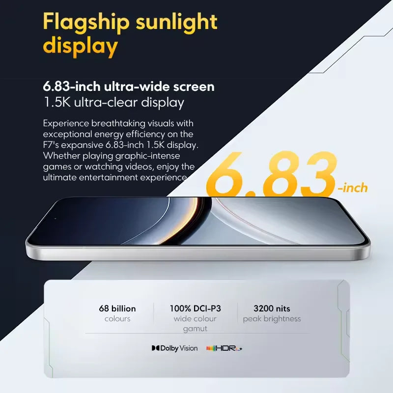 POCO F7 5G Versión Europea Smartphone Snapdragon® 8s Gen 4 6500mAh