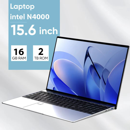 Portátiles ultradelgados para gamers de 15,6 pulgadas, Intel Celeron