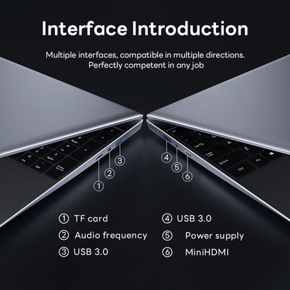 Computadora portátil para juegos de 14.1" con Windows 11 Pro i9, 16 GB
