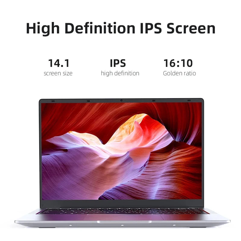 Computadora portátil nueva de 14.1 pulgadas con Windows 11 Pro