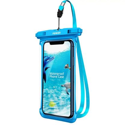 Funda impermeable FONKEN para teléfono, transparente, para la nieve