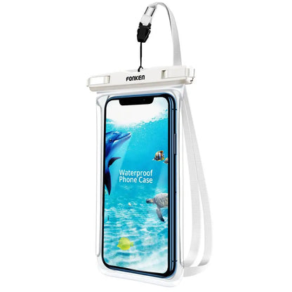 Funda impermeable FONKEN para teléfono, transparente, para la nieve
