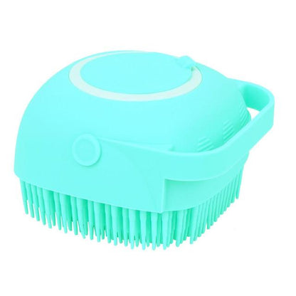 Cepillo de baño para perros y gatos, cepillo de masaje de silicona