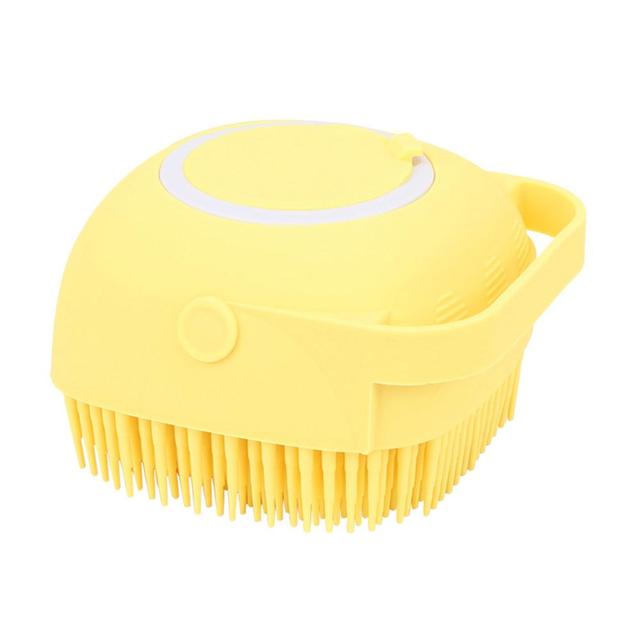 Cepillo de baño para perros y gatos, cepillo de masaje de silicona