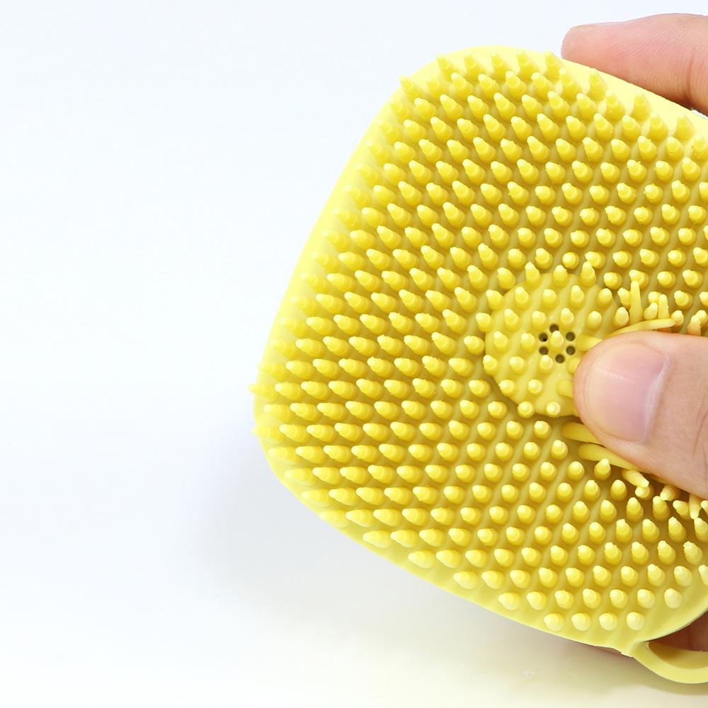 Cepillo de baño para perros y gatos, cepillo de masaje de silicona