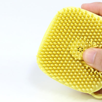Cepillo de baño para perros y gatos, cepillo de masaje de silicona