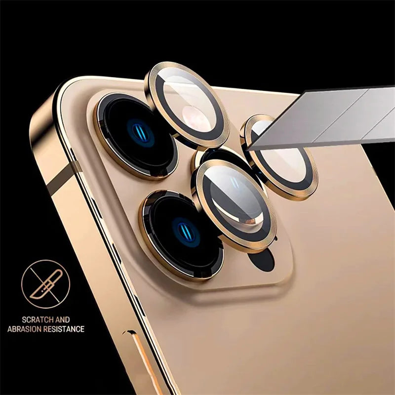 Protector de lente de cámara para iPhone 17, 16, 13, 12, 11 Pro Max, mini