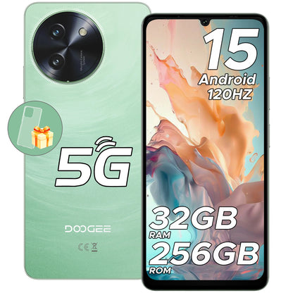 Doogee Note59 Pro Android 15 5g Smartphone 6.75"" Hd+ Mobile Phone 8Gb