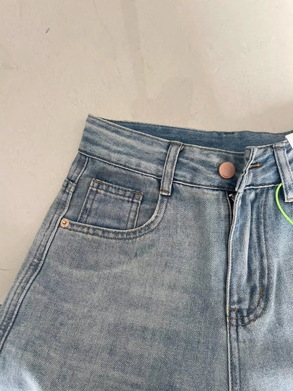 Pantalones vaqueros holgados  para mujer, estilo vintage