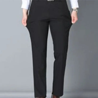 Pantalones de traje de seda de hielo para hombre Pantalones holgados