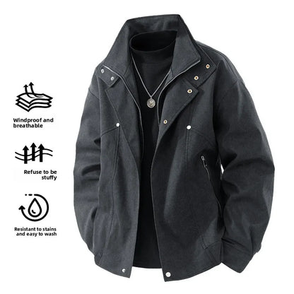 Chaqueta de piloto de calle de dos piezas para hombre