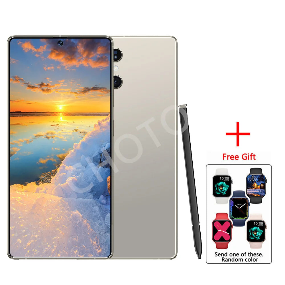 Nuevo teléfono inteligente S+ 25 Ultra 2025 original, pantalla HD