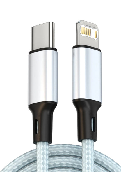 Cable cargador PD de 30 W para iPhone 14, 13, 12, 11 Pro Max, Mini, XR, XS