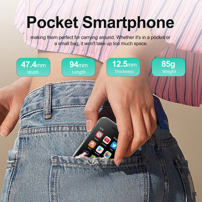 SERVO KING9000 Mini Smartphone 4G LTE, Android, Google Play, 16 GB