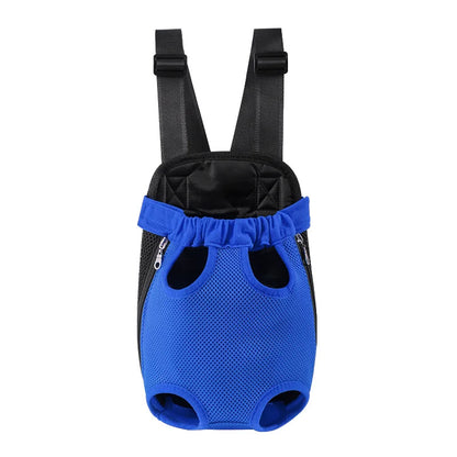 Bolsa de transporte ajustable para gatos, mochila de doble hombro para mascota