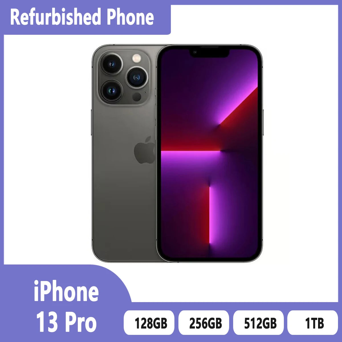 Teléfono reacondicionado APPLE iPhone 13 Pro 128GB 256GB 512GB 1TB