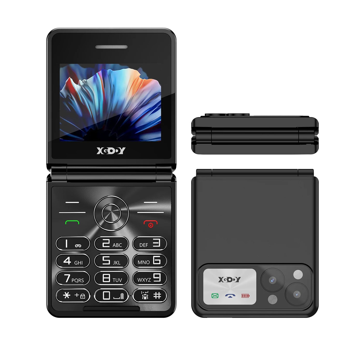 XGODY S200 Mini Smartphones de bolsillo 2G Dual SIM 2.4 pulgadas Bluetooth