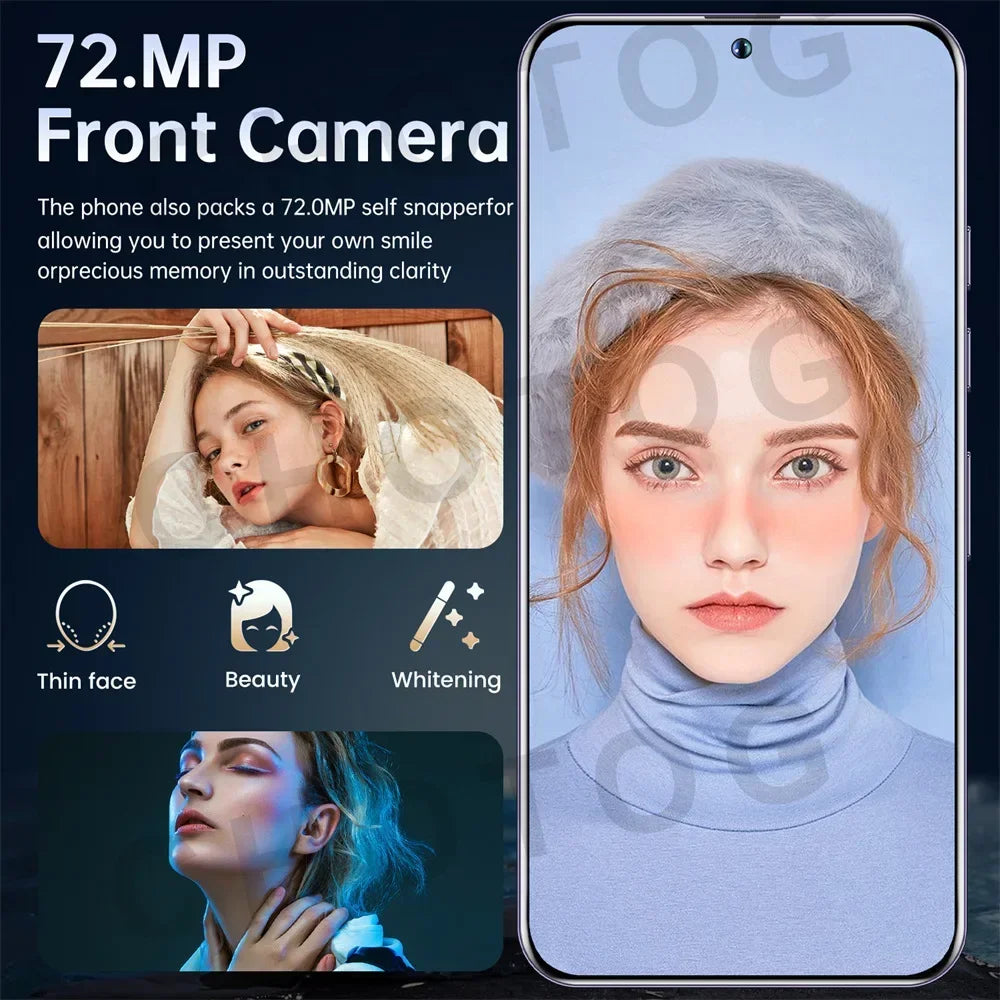 Teléfono inteligente SMS 24 Ultra original de 2025, pantalla de 7,3