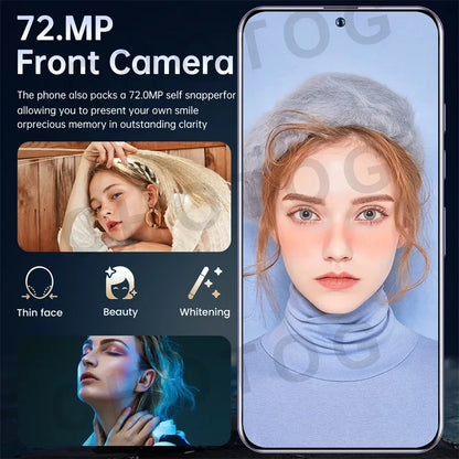 Teléfono inteligente SMS 24 Ultra original de 2025, pantalla de 7,3