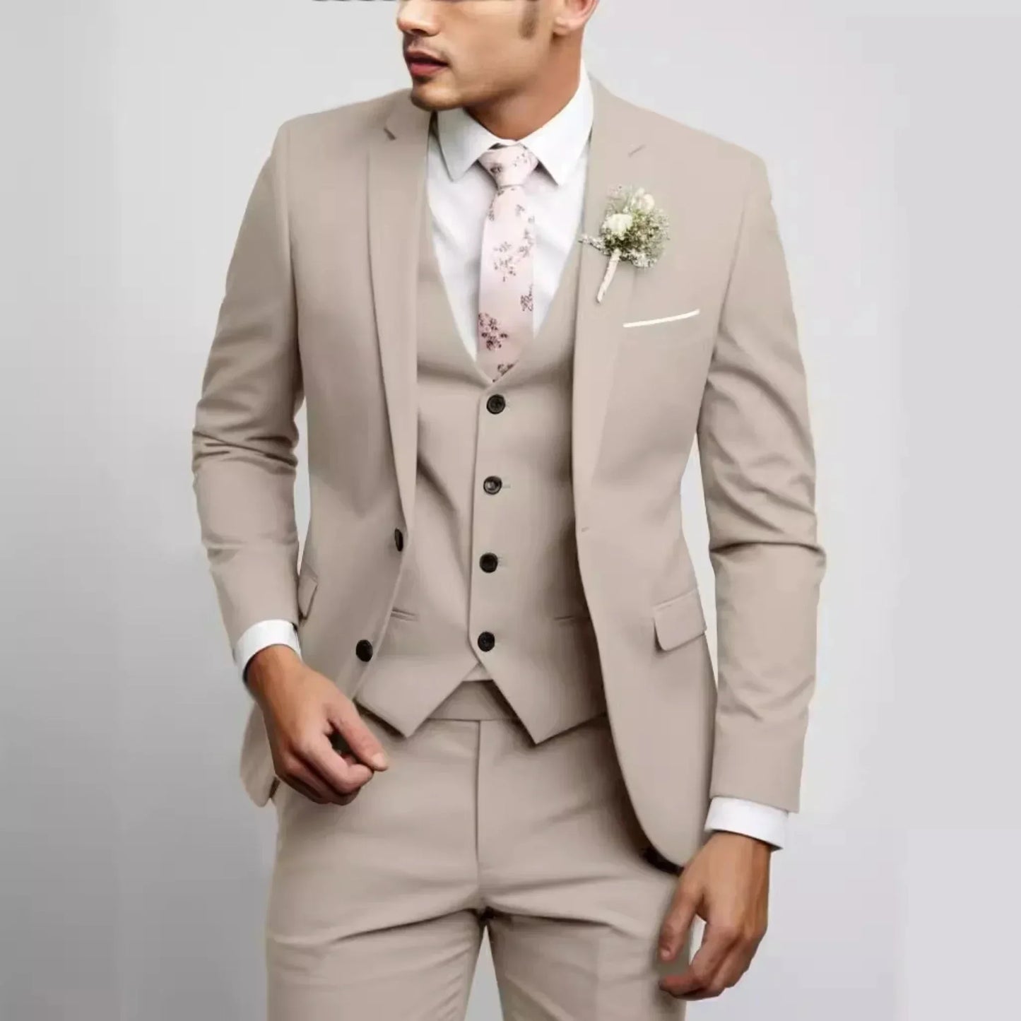 Trajes de hombre de corte entallado, corte regular, elegante