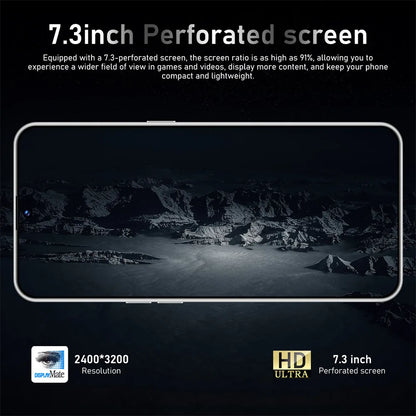 Nuevo teléfono inteligente F7 Ultra original de 7,3 pulgadas, 5G
