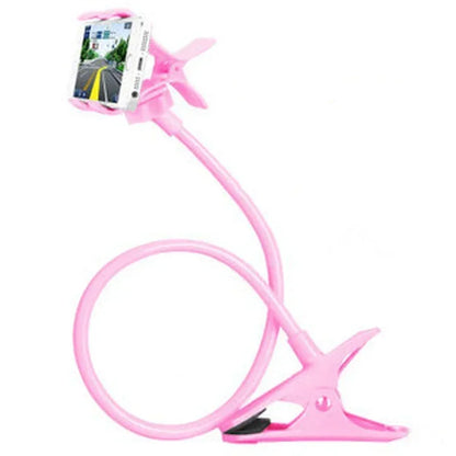 Soporte para teléfono móvil con clip de 360 grados, 70 cm, portátil