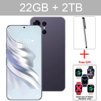 Nuevo teléfono inteligente 14T Pro original de 7,3 pulgadas, 8000 mAh, Android
