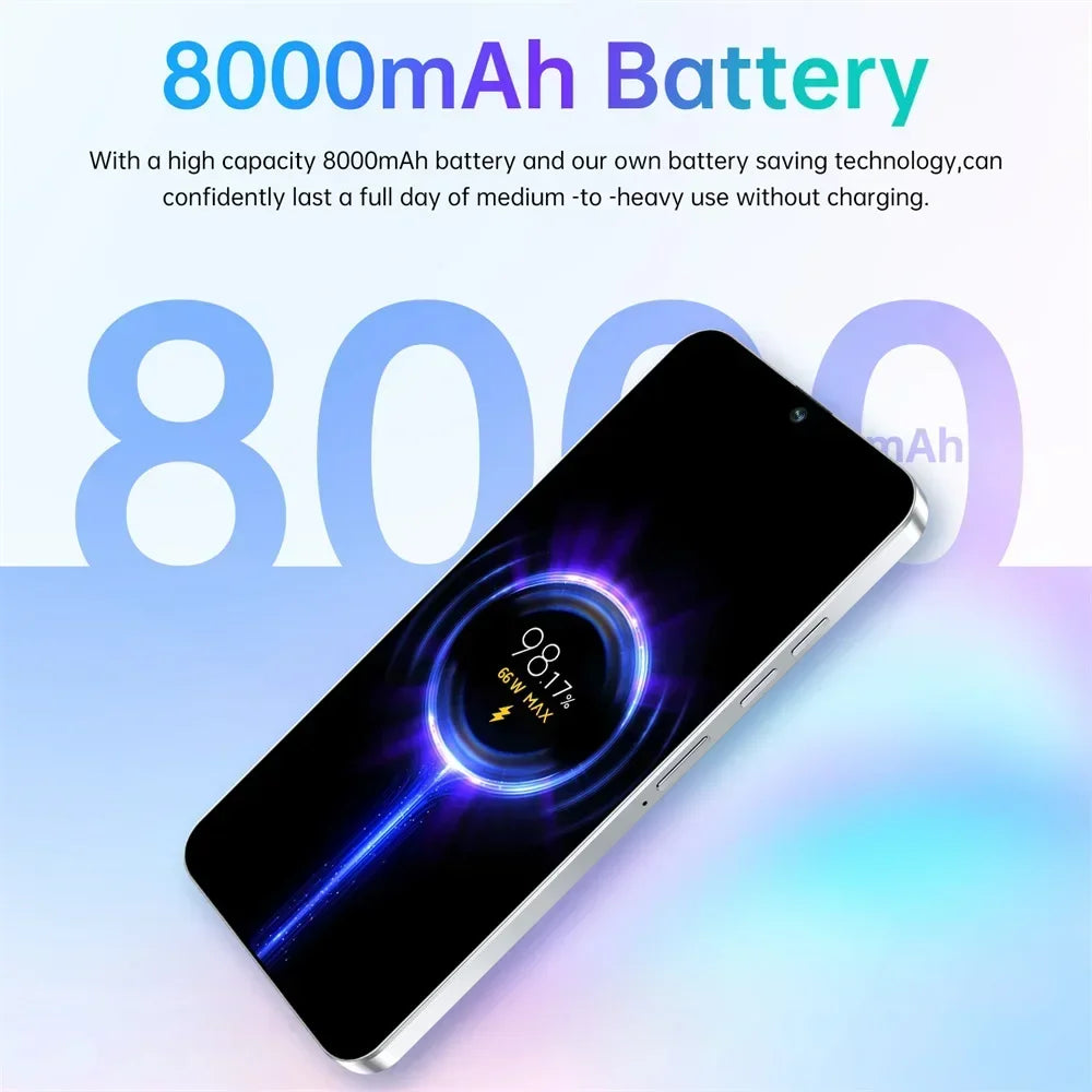 Teléfono inteligente C40 Pro original con Android 14, 8000 mAh, 108 MP