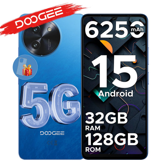 Doogee Note 59 5G Smartphone 6.75" 120Hz 32 GB RAM (8+24 GB) 128 GB ROM