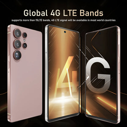 Teléfono inteligente S25 Ultra Android de 6,8 pulgadas, 8+128 GB de ROM