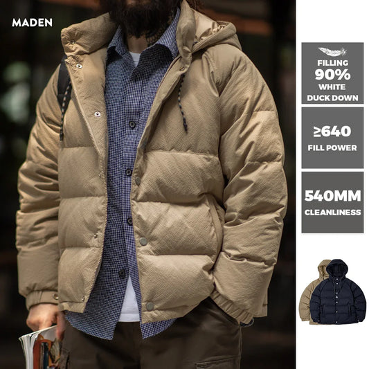 Chaqueta de invierno para hombre Maden con acolchado ancho