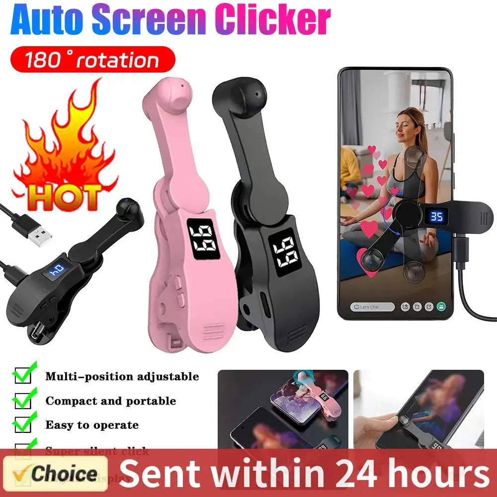 Clicker de pantalla automático digital para teléfono móvil, aplicaciones